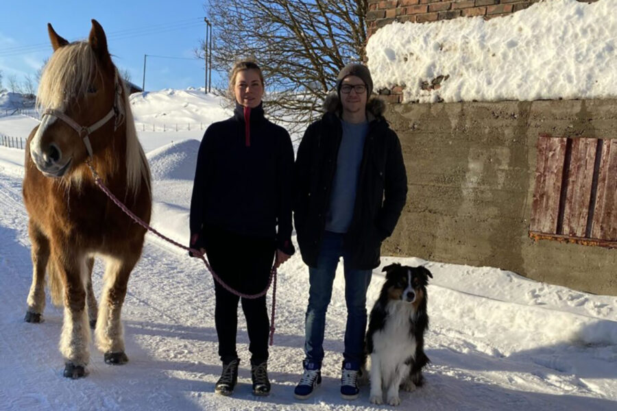 Hest, hund og gårdfolket på Nigårdstunet