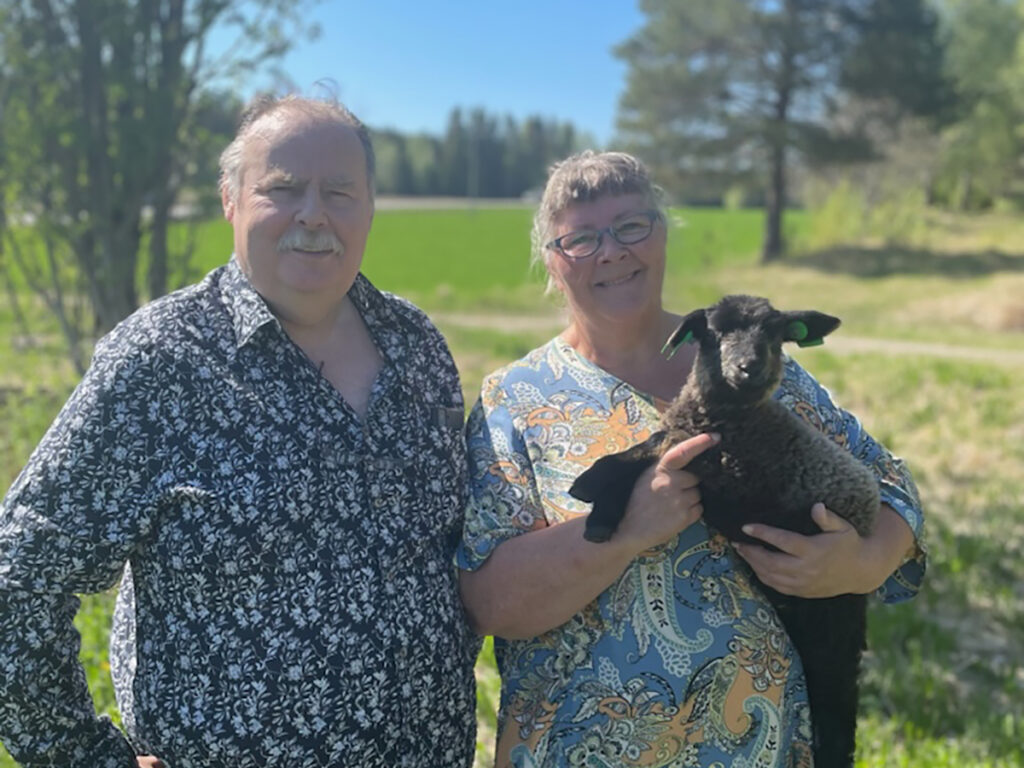 Egon og Mette på Bregneberget småbruk