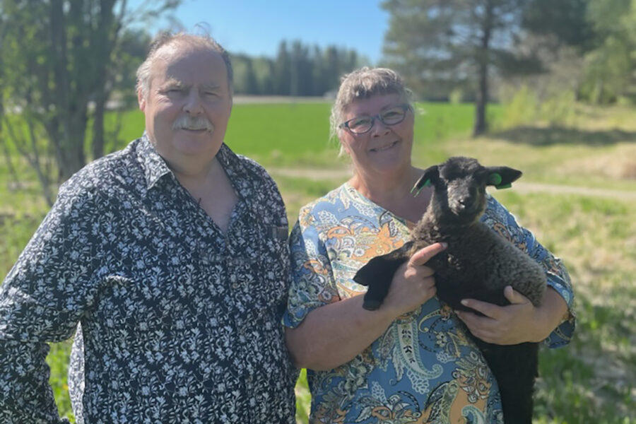 Egon og Mette på Bregneberget småbruk